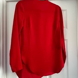 H&M red blouse size 4